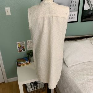 Zara Dresses - Zara | White Tweed Mini Dress Pockets M Zara Dresses - Zara | White Tweed Mini Dress Pockets M
